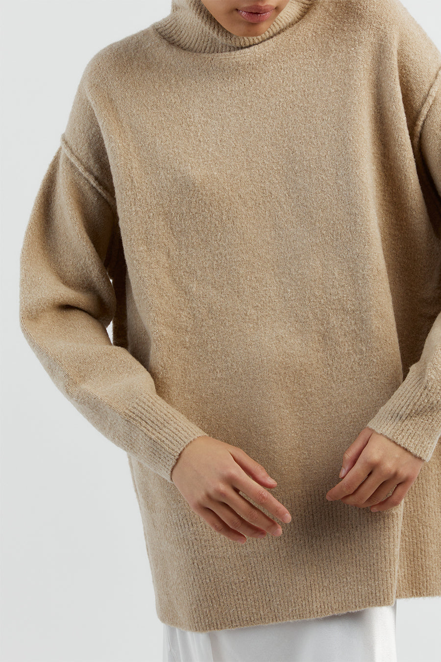 BROOKLYN OAT HIGH NECK JUMPER