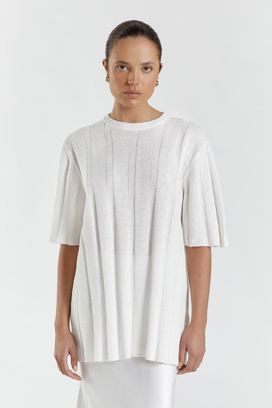 EMERY OFF WHITE OVERSIZED TEE