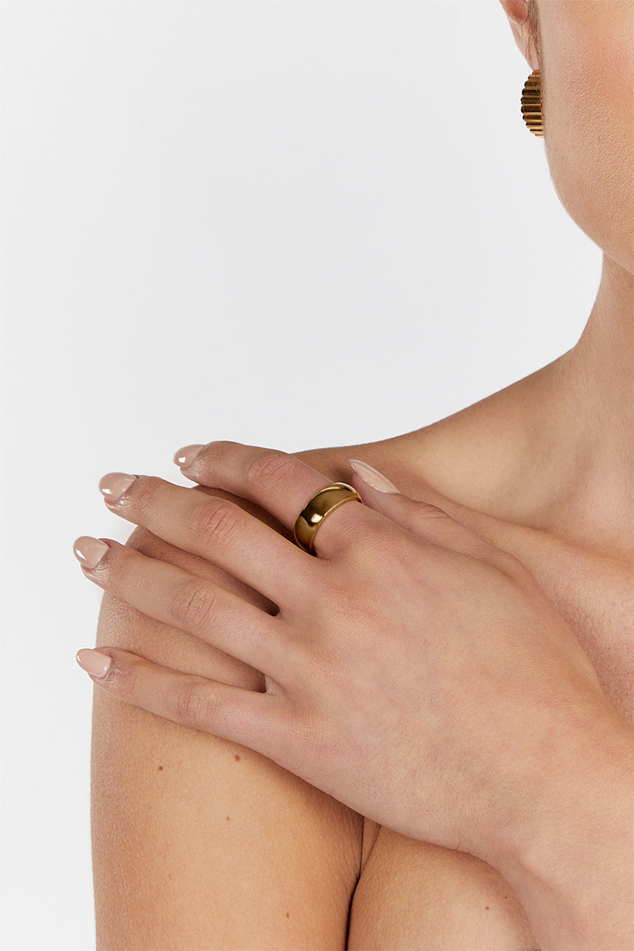 PORTER BLOB GOLD RING