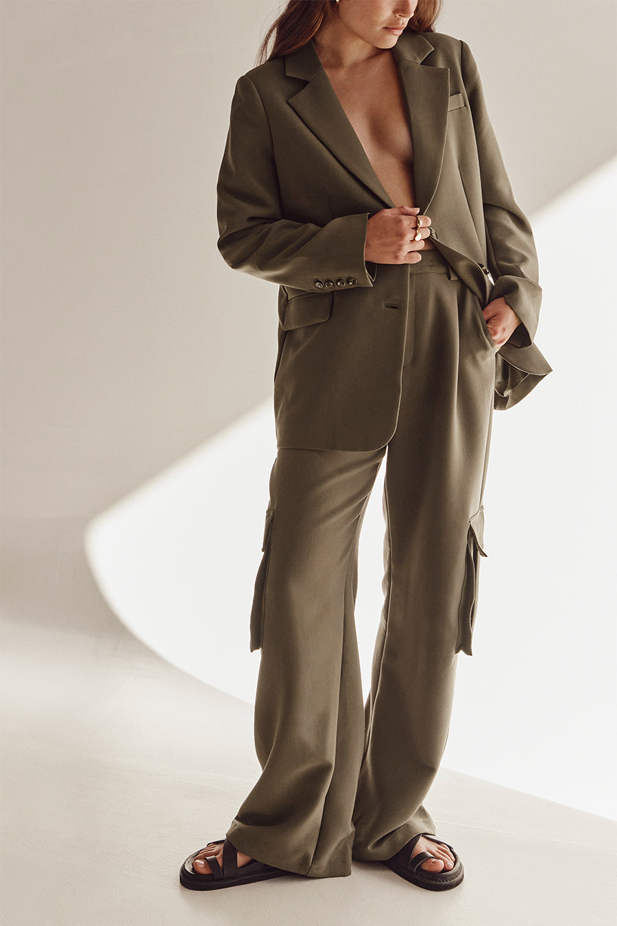 WILLA PETROL CARGO PANT
