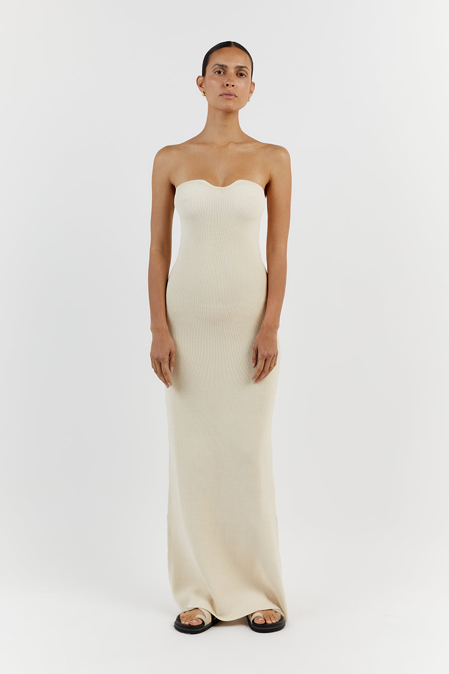 VERONICA BUTTER BANDEAU MAXI DRESS