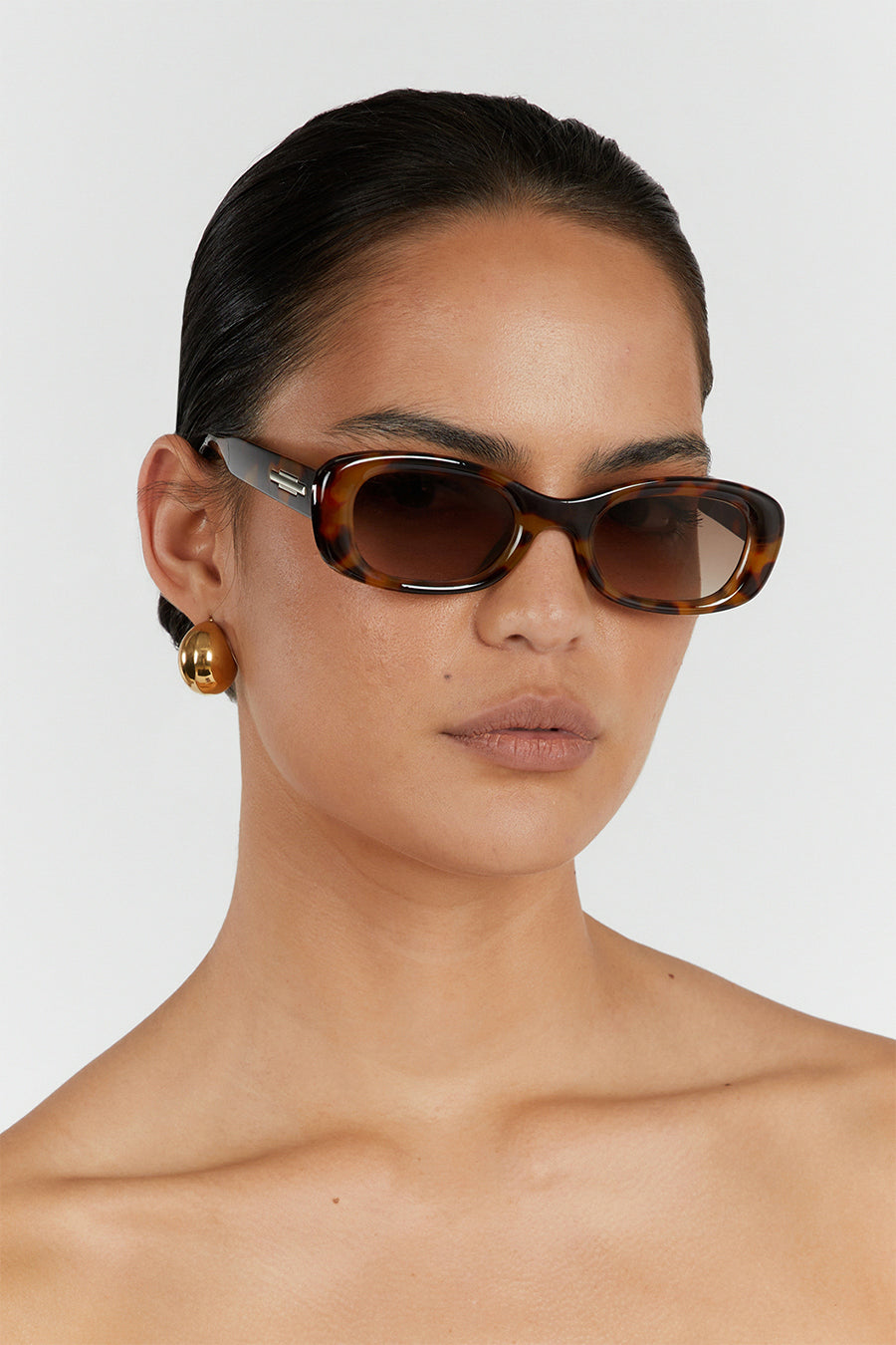 FRANKIE TORT RECTANGLE SUNGLASSES
