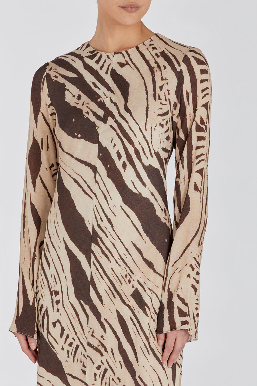 QUINN SLEEVED SLIP DRESS