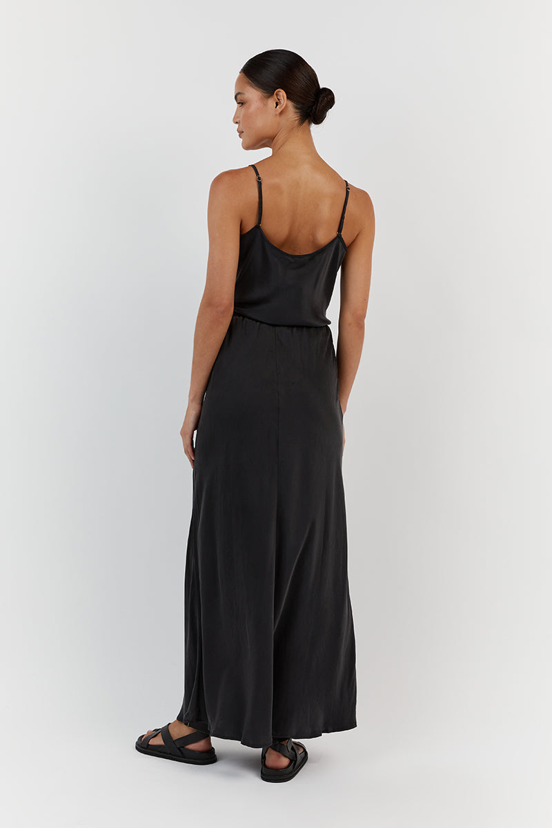 LAYLA BLACK SILK CAMI