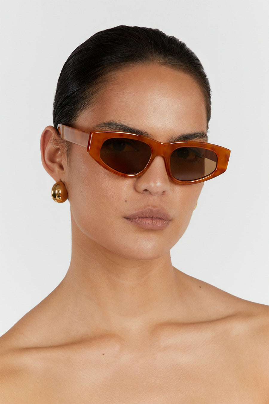 BILLY AUBURN CAT EYE SUNGLASSES