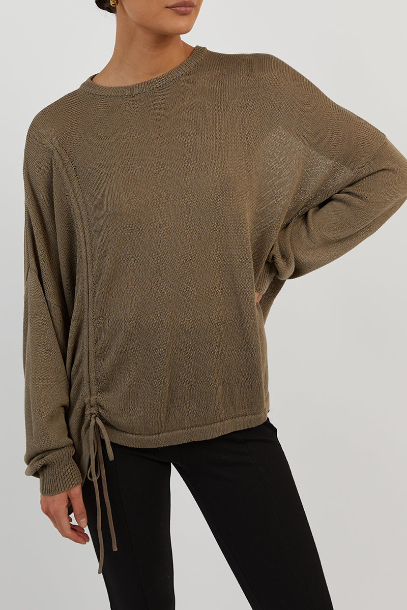 BRADY MOSS OVERSIZED CREW NECK