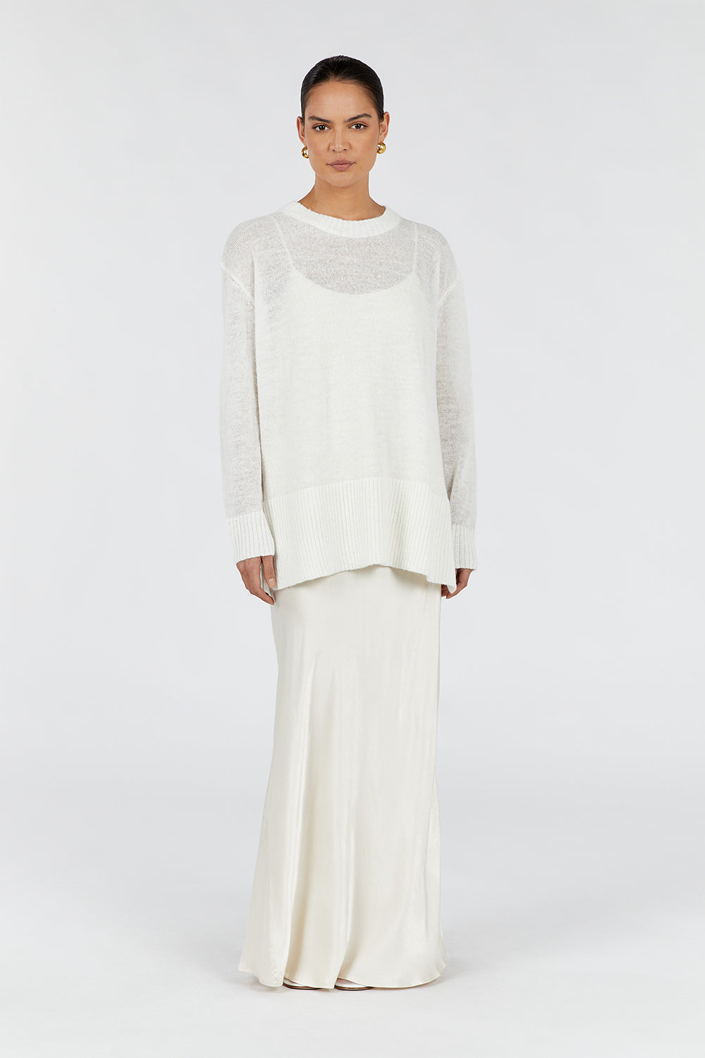 LOLA CREAM KNIT JUMPER