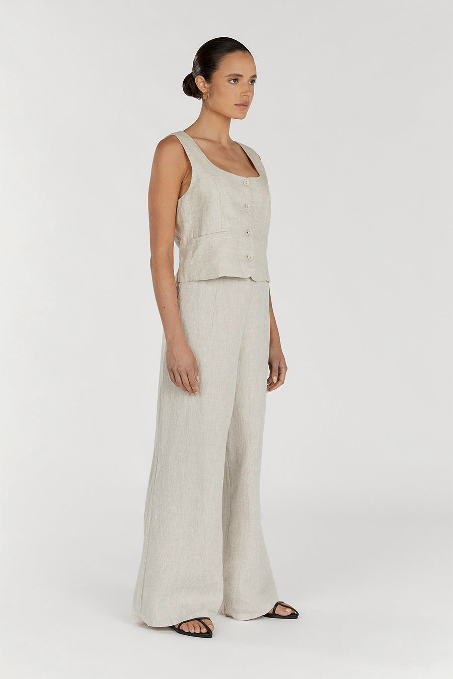 FLICK NATURAL LINEN PANT