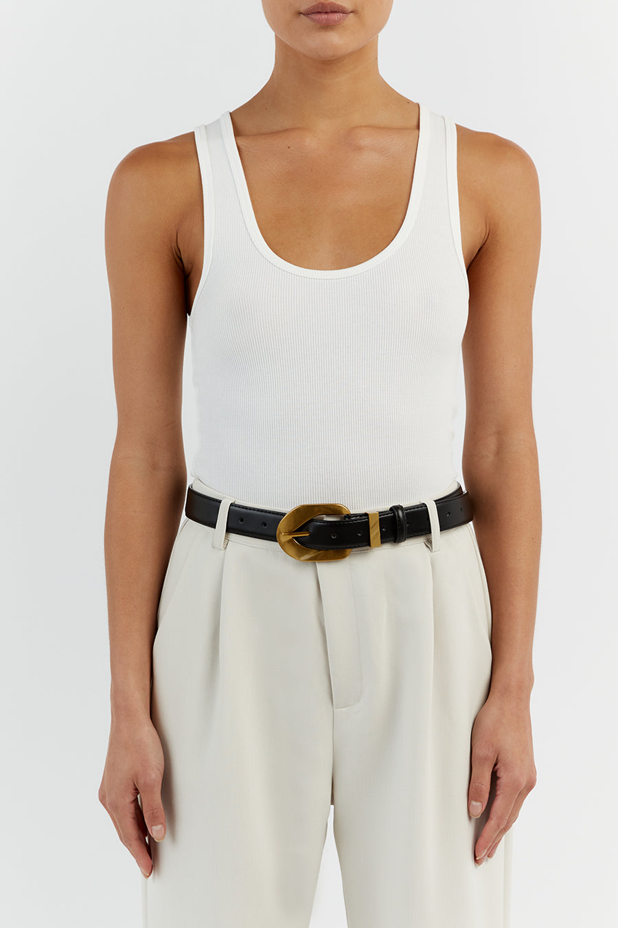 ALBURY BLACK & GOLD BELT