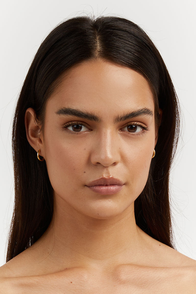 ARMS OF EVE JETT GOLD HOOP EARRING