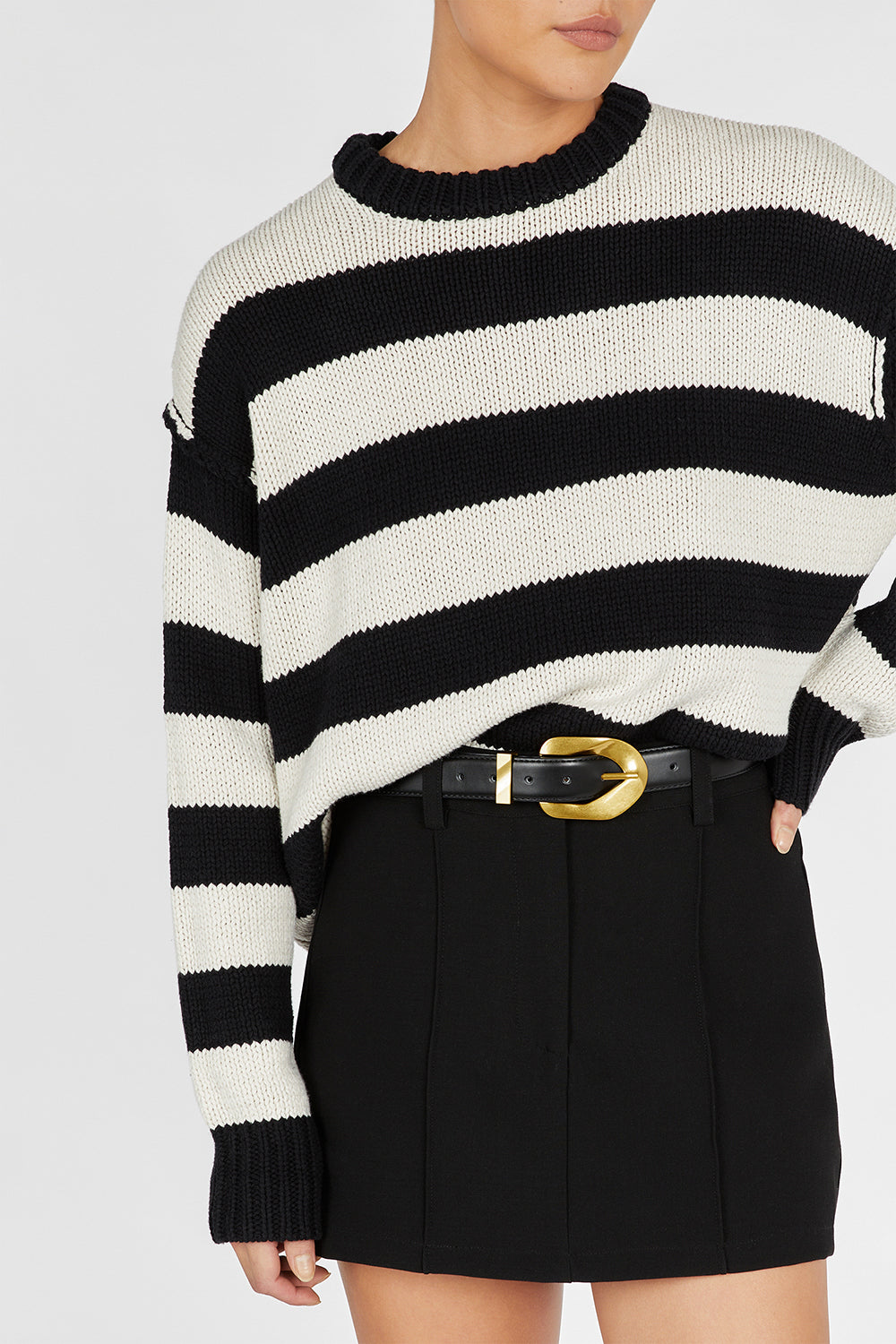 AGATHA STONE STRIPE JUMPER