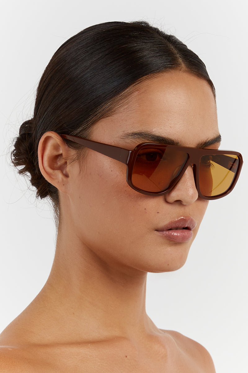SHEVOKE OLLIE BROWN SUNGLASSES
