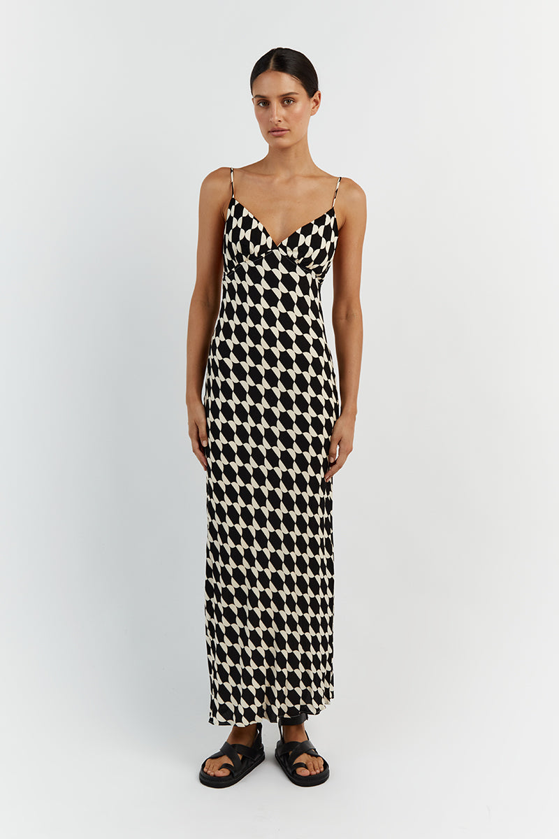 HATTIE SLIP MIDI DRESS