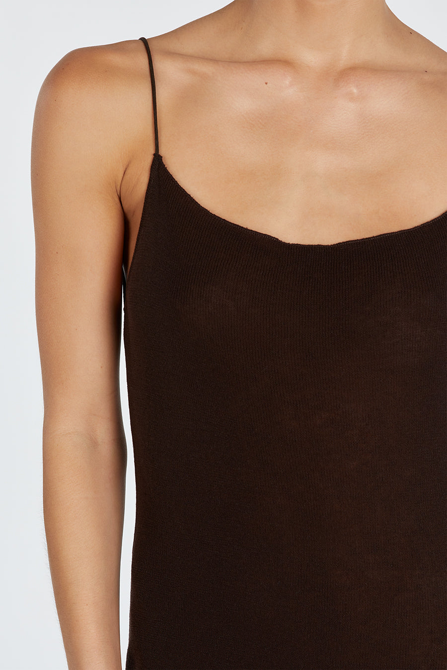 LINCOLN CHOC MIDI DRESS