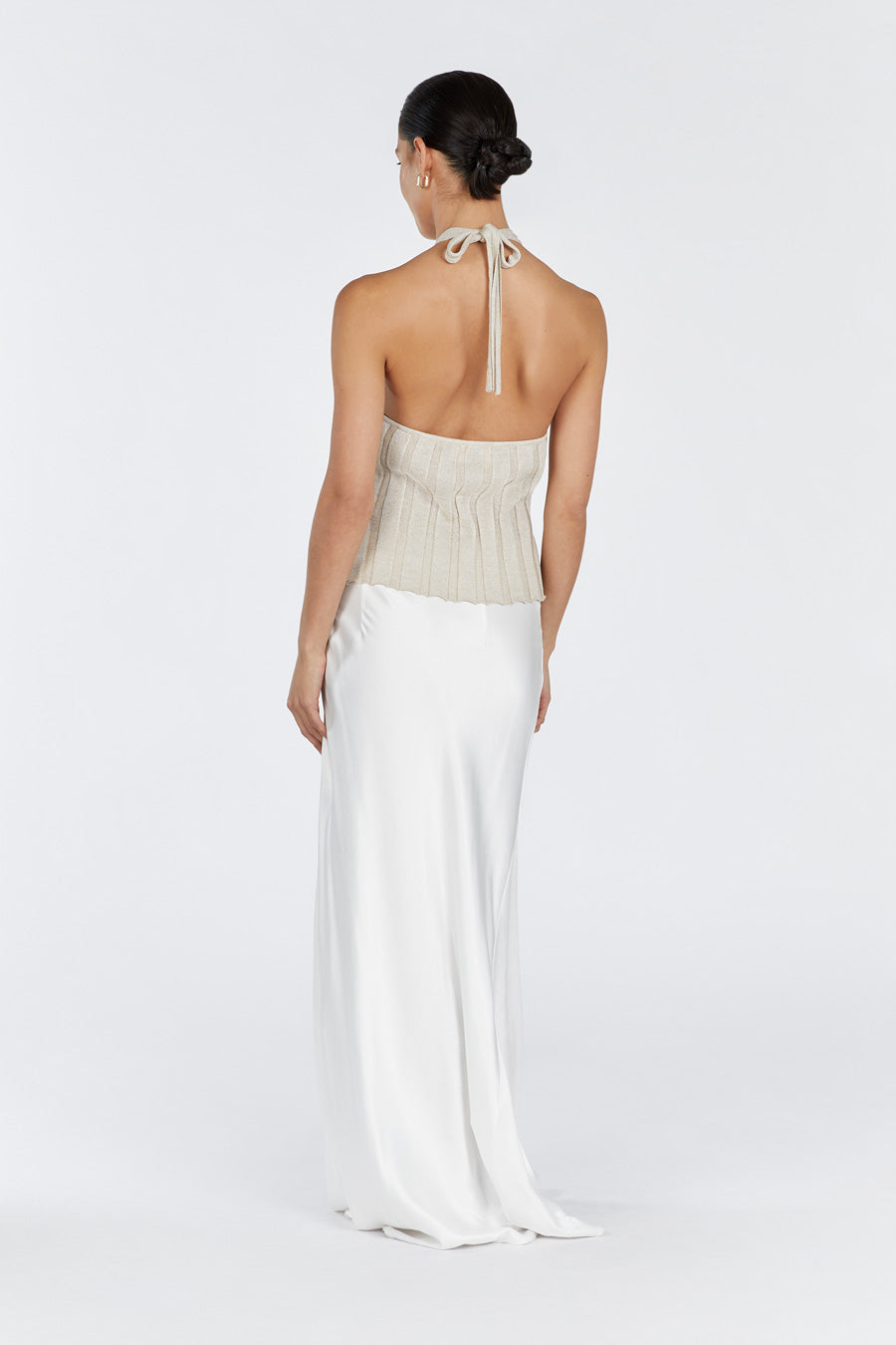 EVERLY NATURAL TWIST KNIT TOP