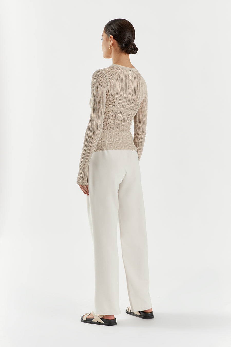 ESTELLA STONE LONG SLEEVE KNIT TOP