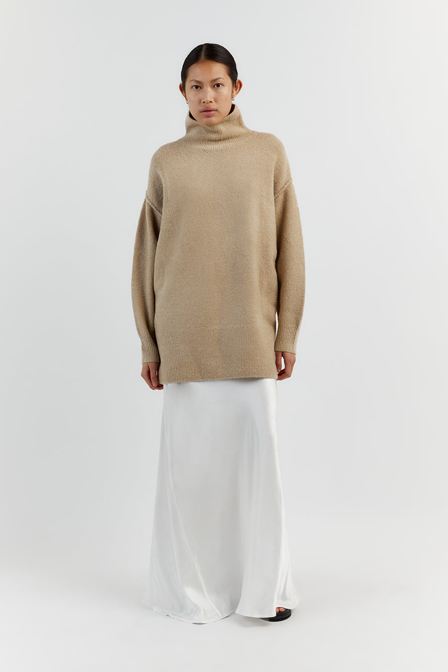 BROOKLYN OAT HIGH NECK JUMPER