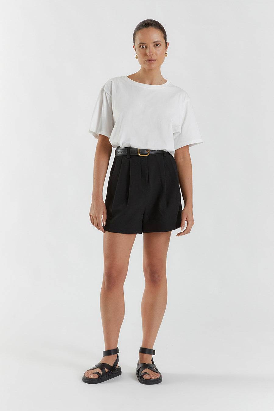 ROWAN TAILORED BLACK SHORT