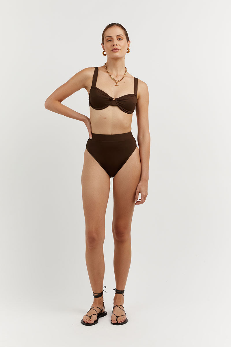 AMAYA CHOC HIGH CUT BRIEF
