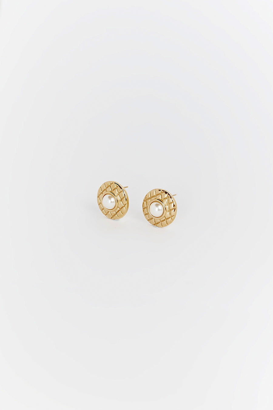 CENDRE MARNI GOLD & PEARL STUDS