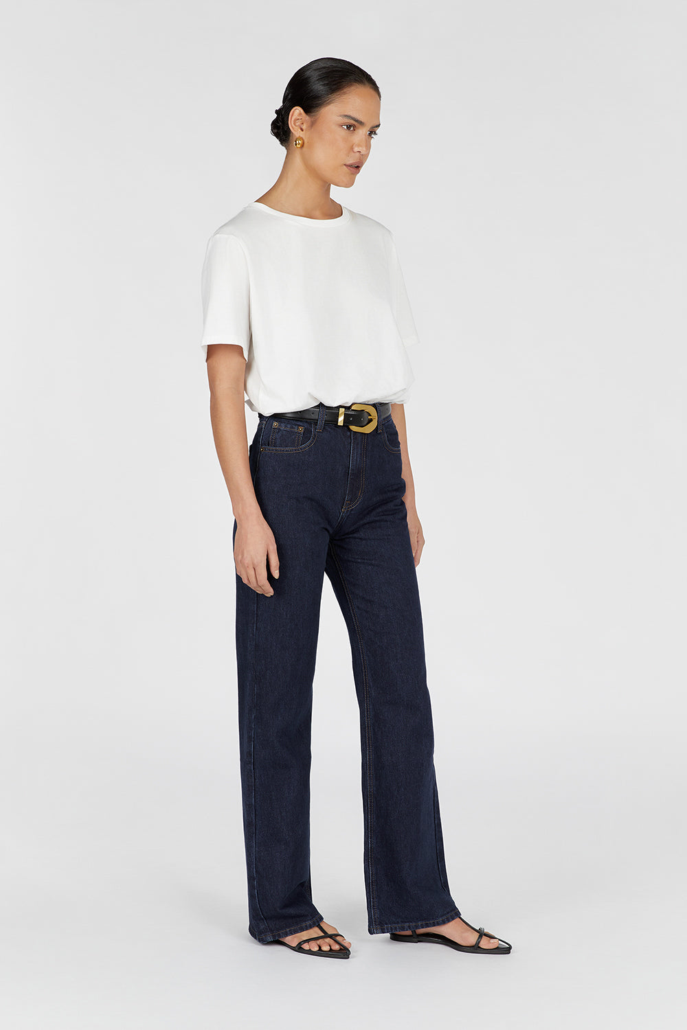 ALEXA INDIGO HIGH RISE STRAIGHT JEAN