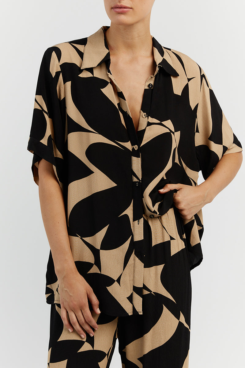 MAPLE CAMEL VACATION SHIRT