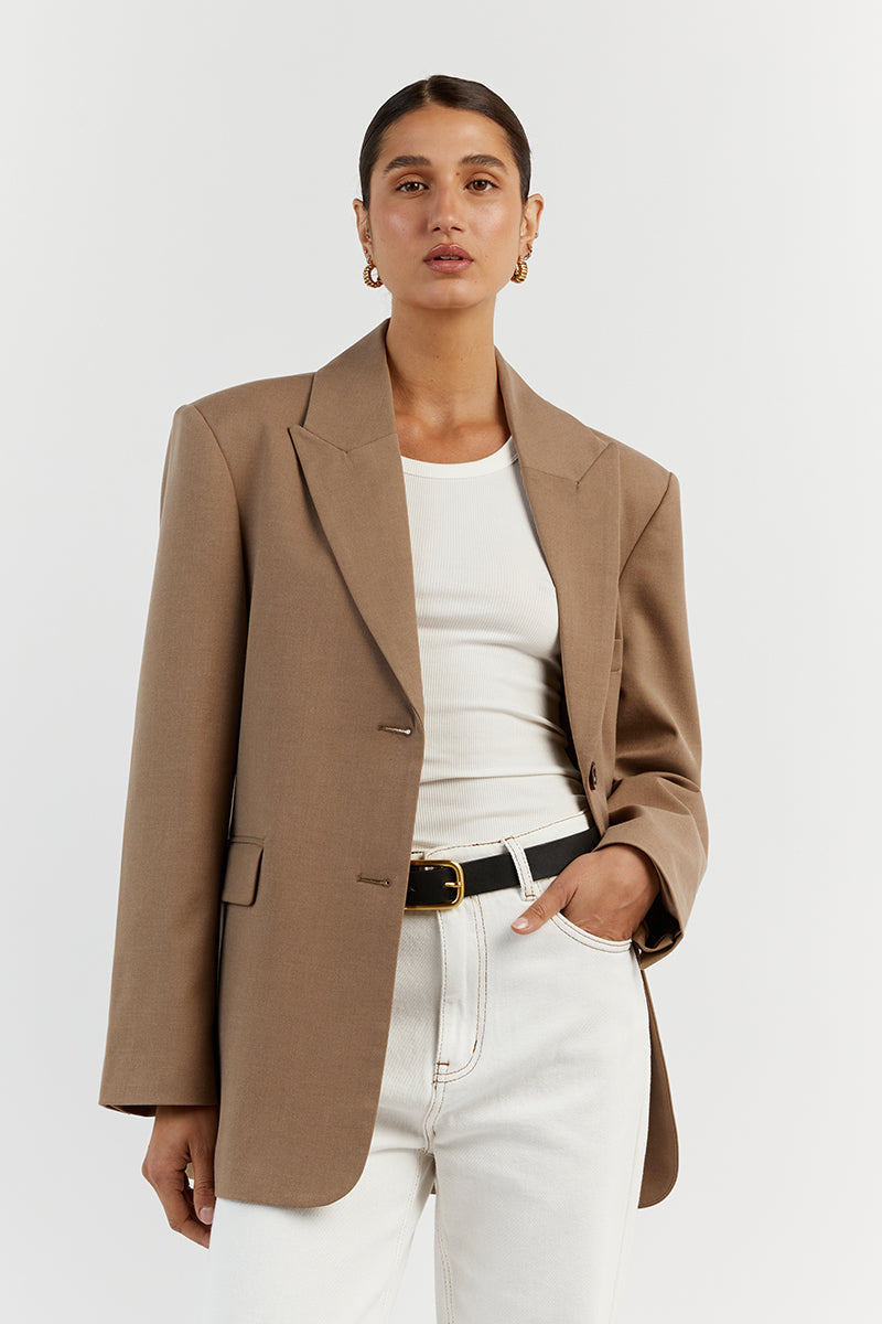 HARLEY LATTE BOYFRIEND BLAZER
