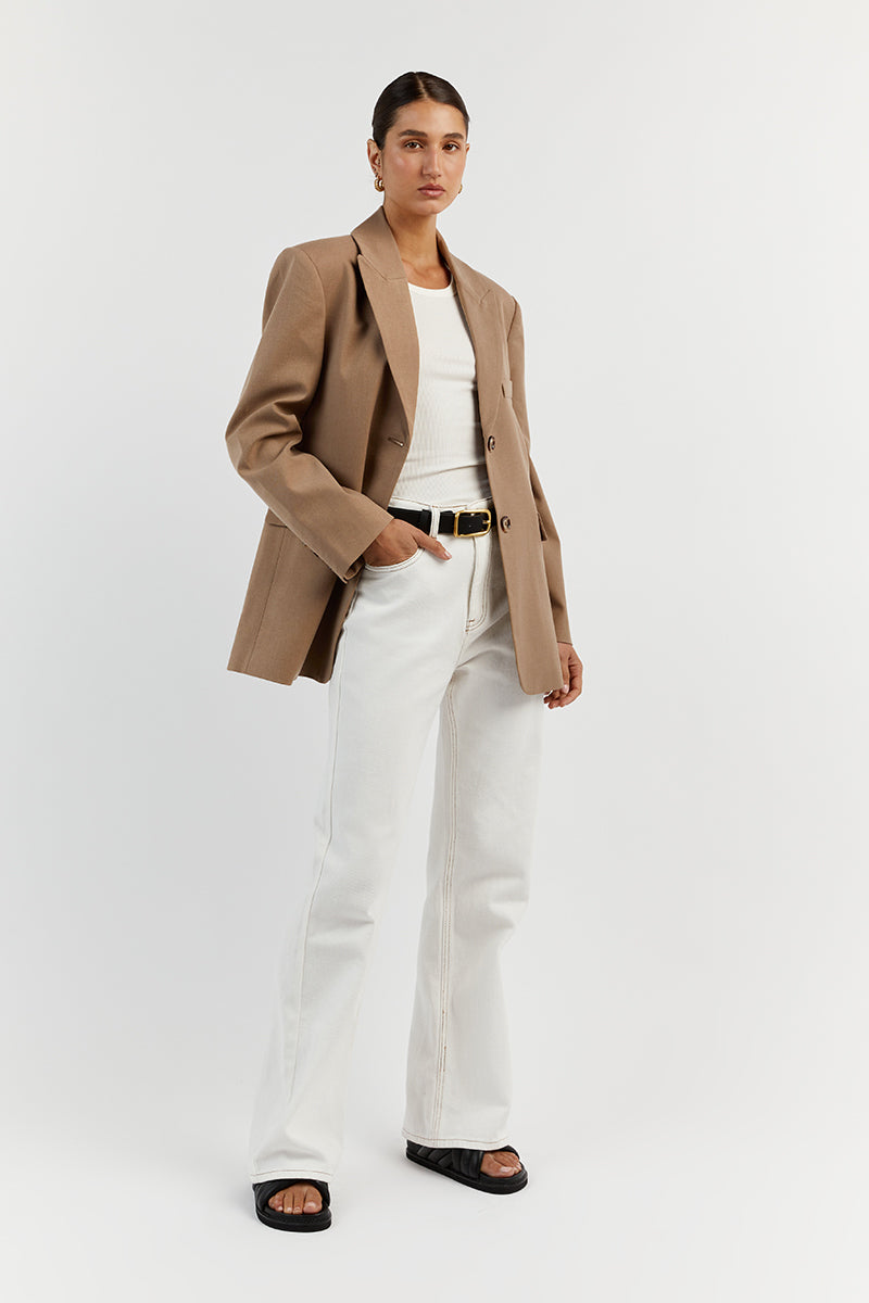 HARLEY LATTE BOYFRIEND BLAZER