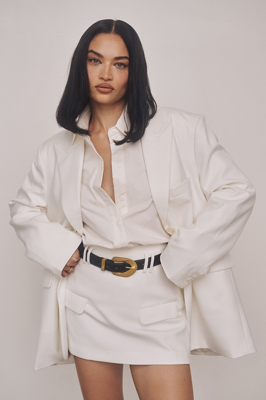 BROOKLYN WHITE SKORT