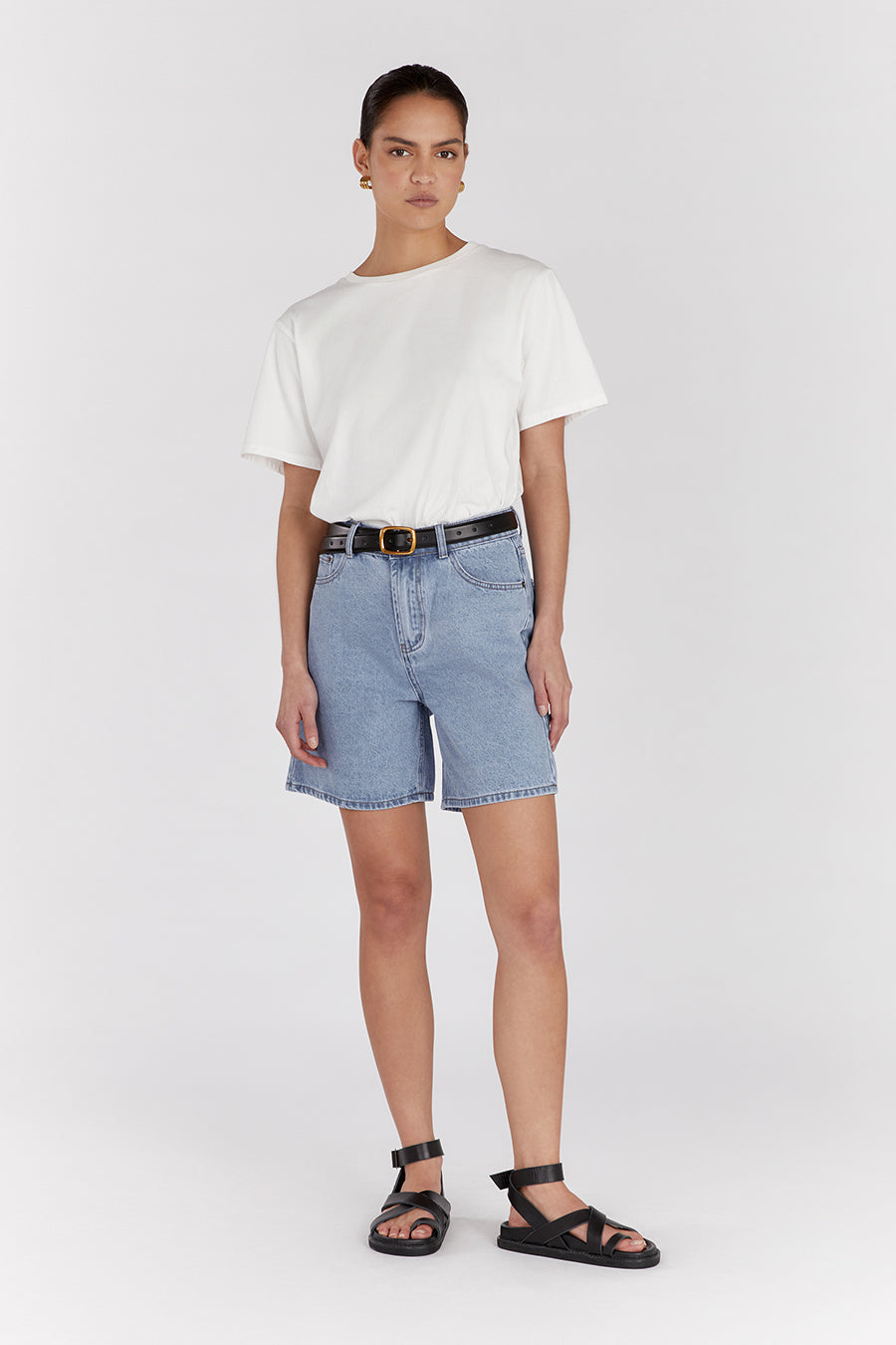 JOPLIN VINTAGE BLUE DENIM SHORT