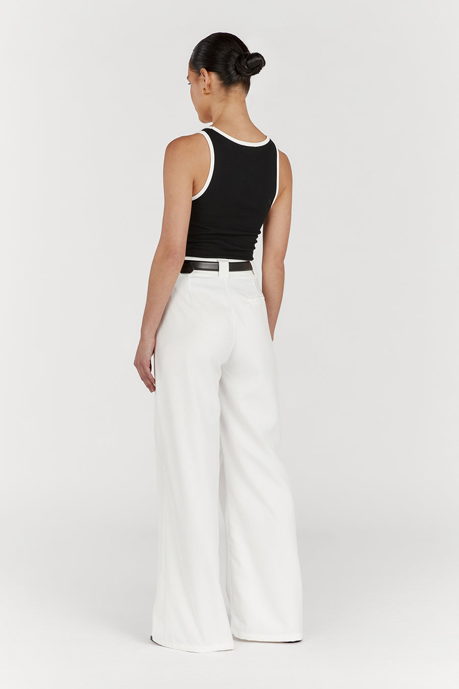 HARLEY WHITE WIDE LEG PANT