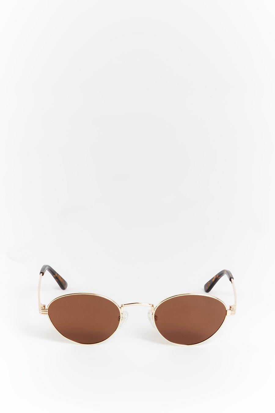 LUV LOU THE DELILAH GOLD SUNGLASSES