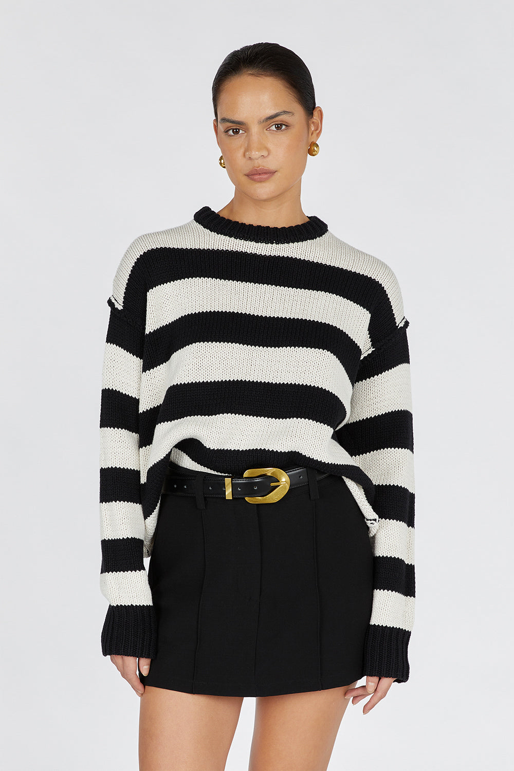 AGATHA STONE STRIPE JUMPER