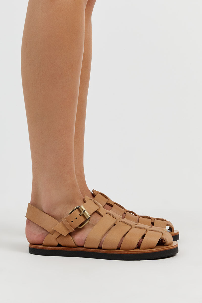 THE BALI TAILOR FLORENCE TAN SANDAL