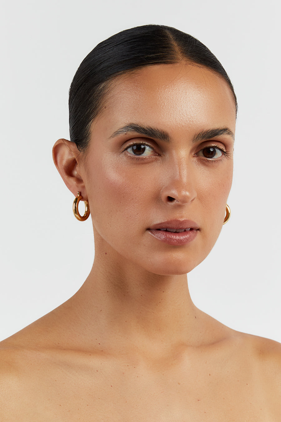 LUV AJ BABY AMALFI GOLD HOOPS