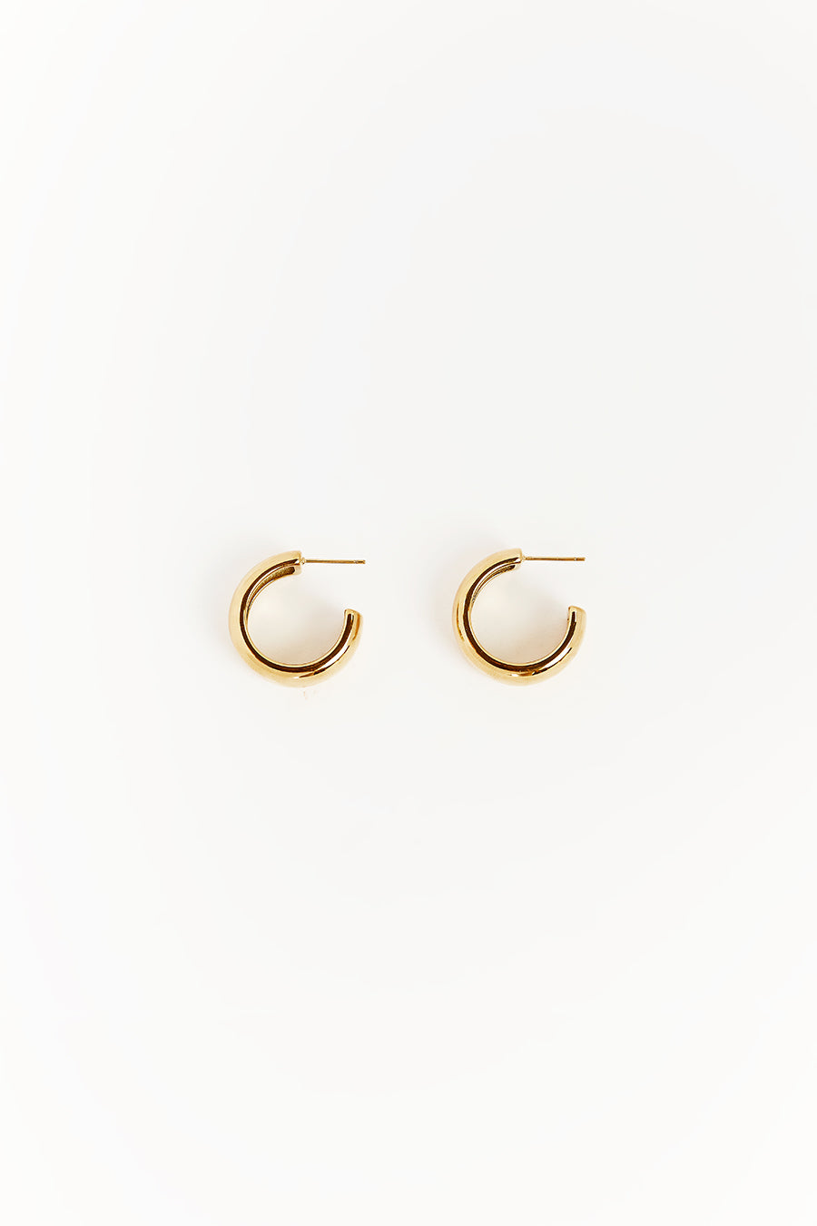 CENDRE 1960'S GOLD HOOP EARRINGS