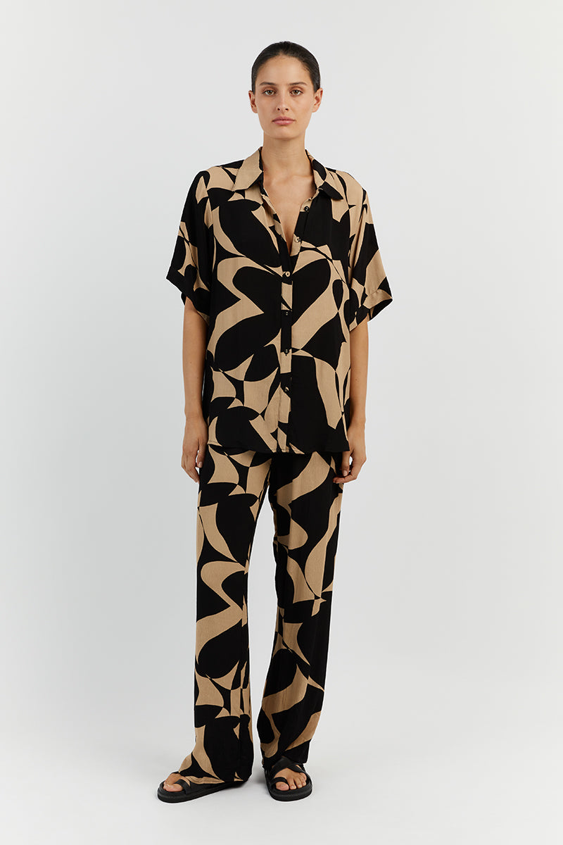 MAPLE CAMEL DRAWSTRING PANT