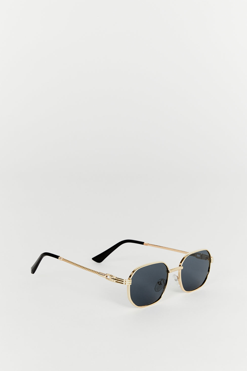 SONNY GOLD ROUND SUNGLASSES