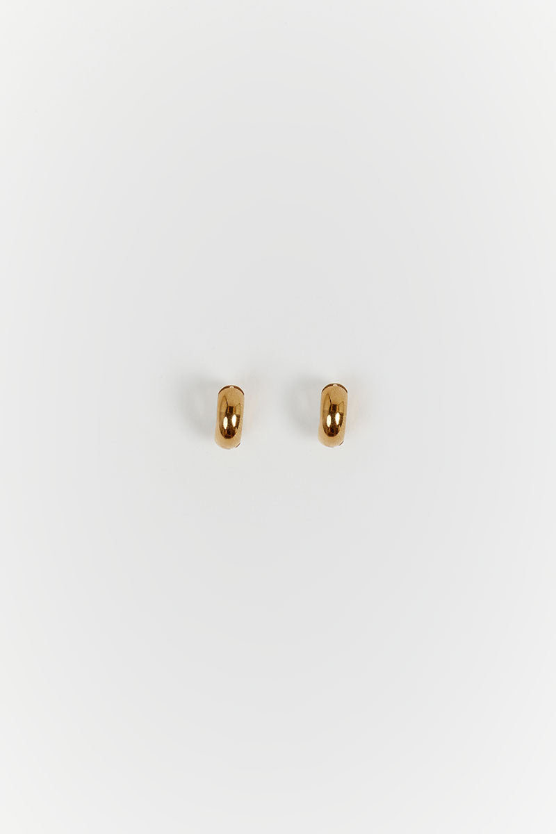 PORTER MINI MARGOT GOLD HOOP EARRINGS