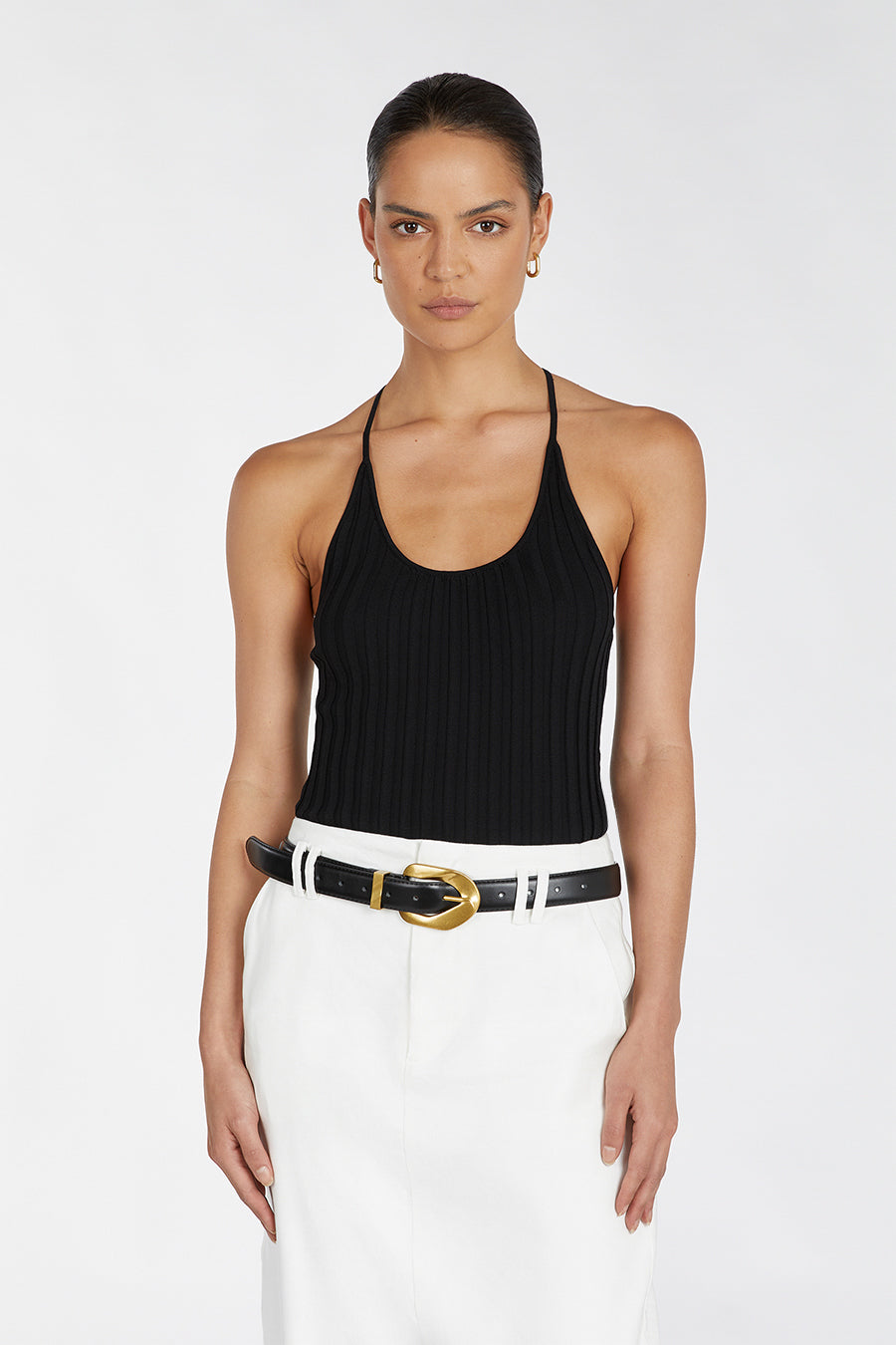 SAFFIA BLACK RACER TANK