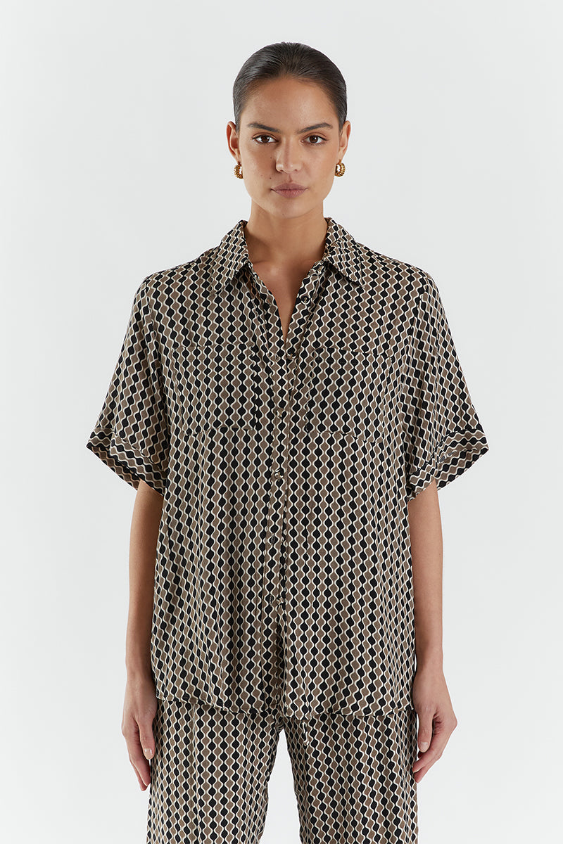 BROOKS GEO VACATION SHIRT