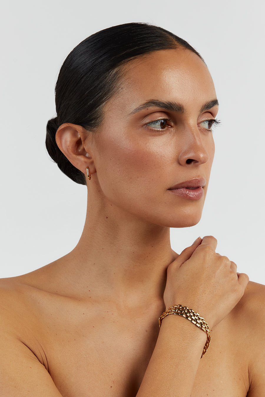 LUV AJ CELINE CHAIN GOLD BRACELET