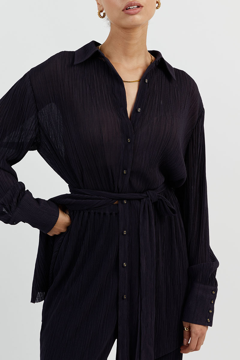 PORTER INK PLISSE PANT