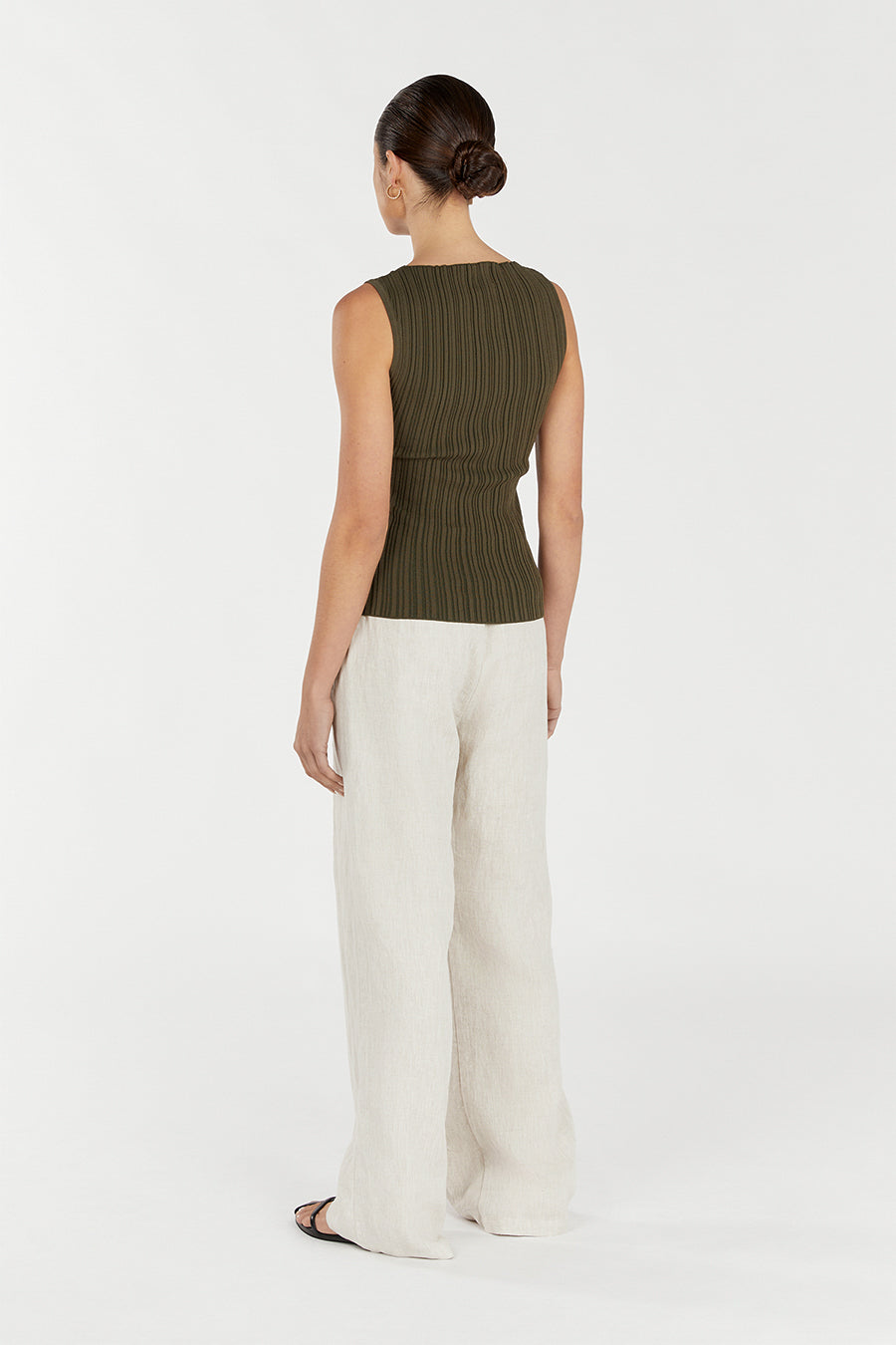 SIENNA OLIVE KNIT TANK