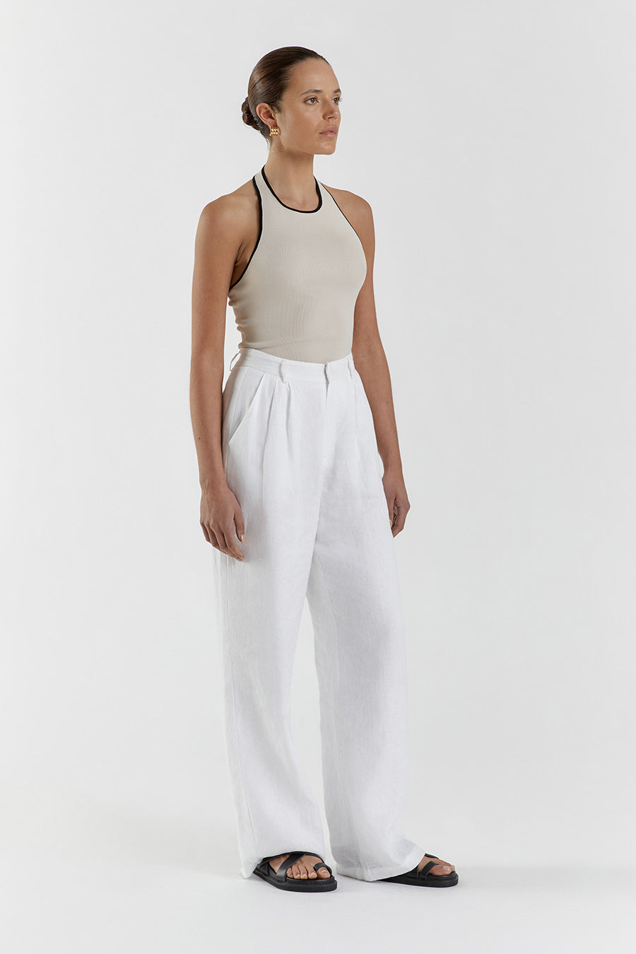 KARLIE STONE BIND HALTER TOP