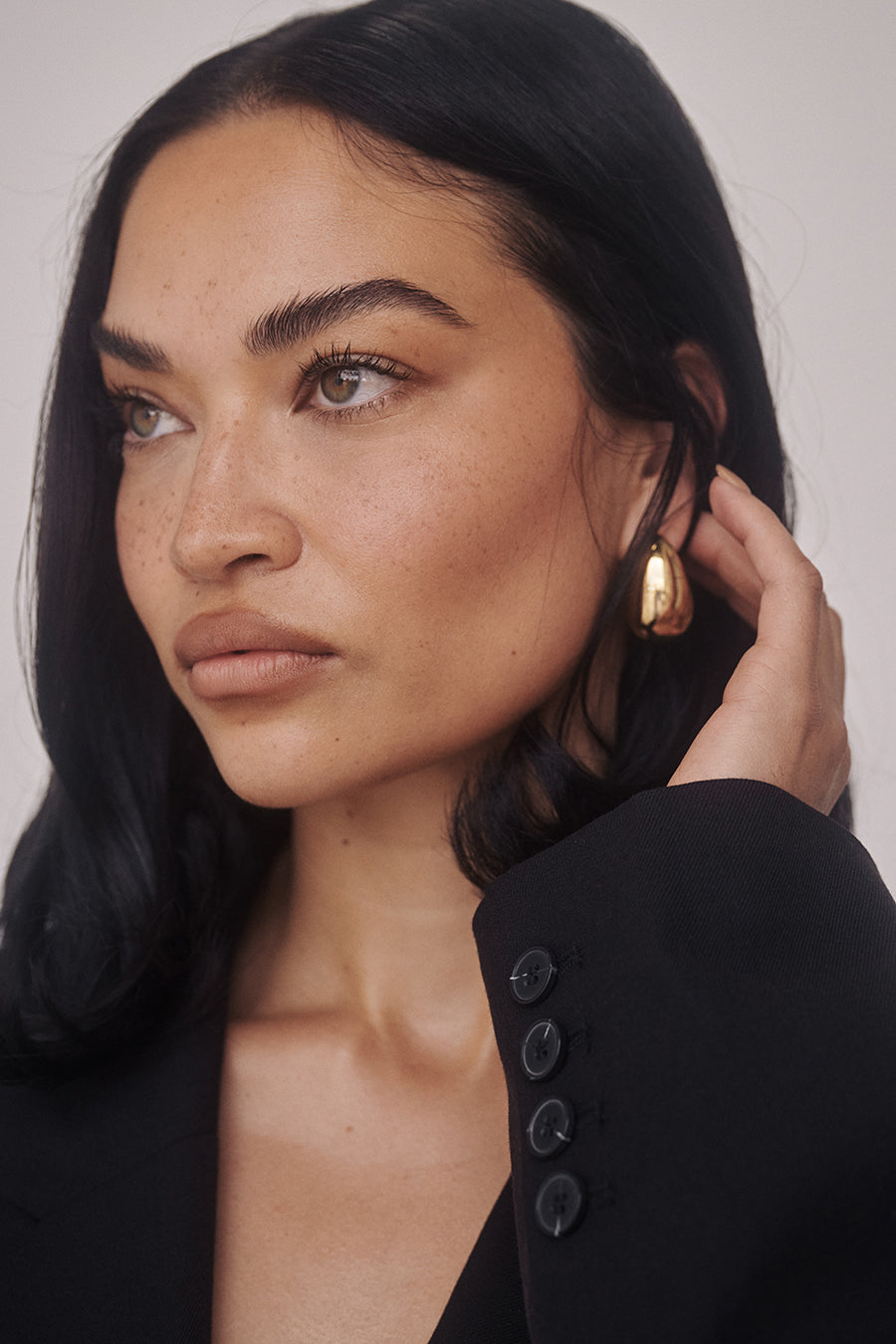 PORTER BLOB GOLD EARRINGS
