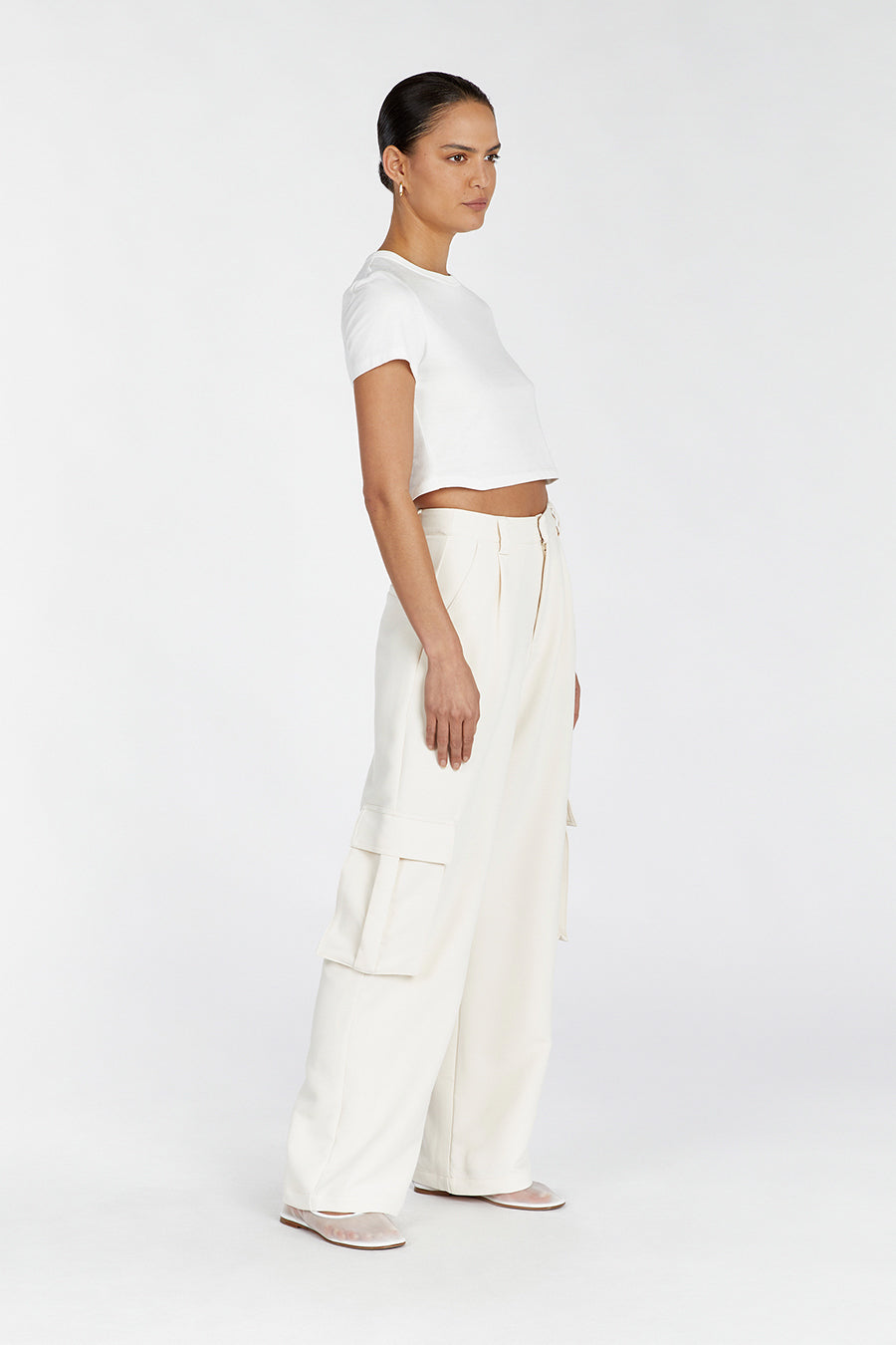 JOSEY OFF WHITE BABY TEE