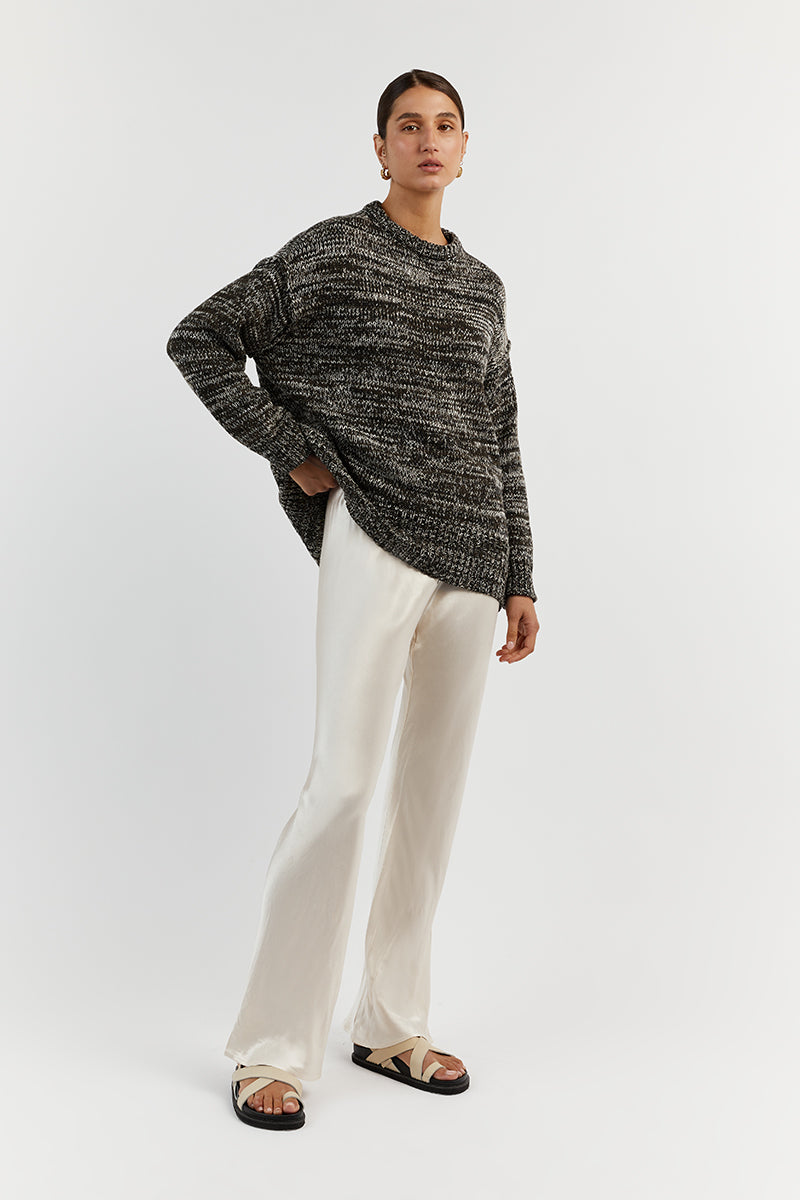 BOWER OLIVE MARLE KNIT JUMPER