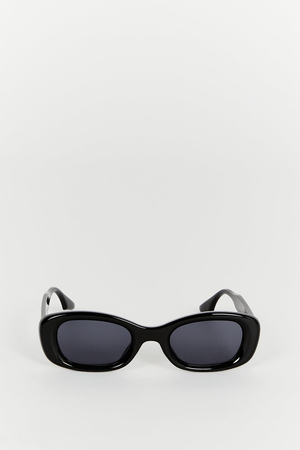 EDDIE BLACK RECTANGLE SUNGLASSES