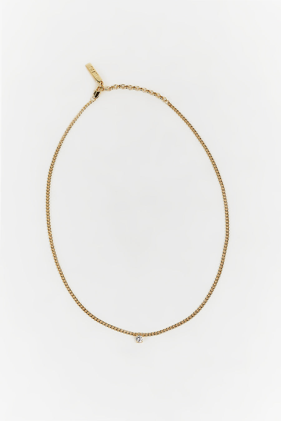 LUV AJ BARDOT STUD GOLD NECKLACE